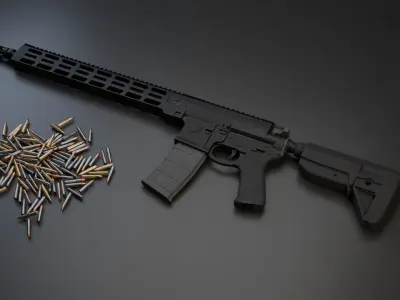 MK 116 Rifle 3D model
