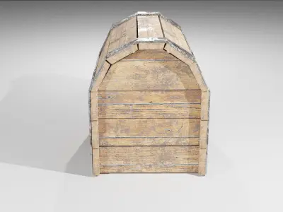 Old box Low-poly 3D model purchase