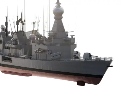 Multirole frigate 3D model