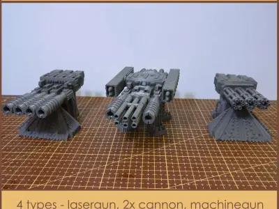 Defense Towers 3D model
