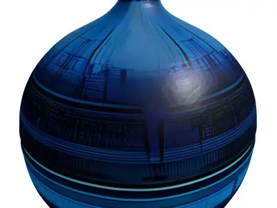 Futuristic Data Core Orb 3D model