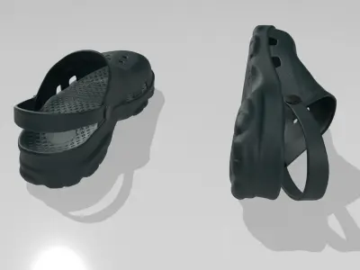 Clogs Sandal Sky 3D model