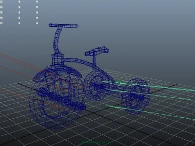 trike 3D tricycle Free 3D model