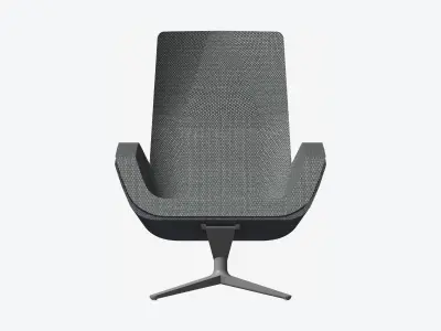 Furniture - Armchair - Contemporary - Cordia Lounge - Swivel Low-poly 3D model