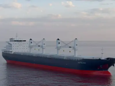 Cargoship - Bulk carrier 3D model