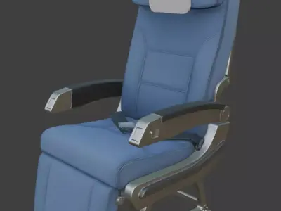 Airplane chair 3D model purchase