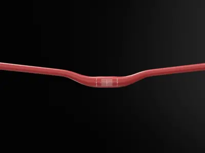 Marin MTB Handlebars black red Low-poly 3D model