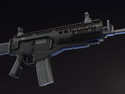 ARX160 Rifle Low-poly 3D model