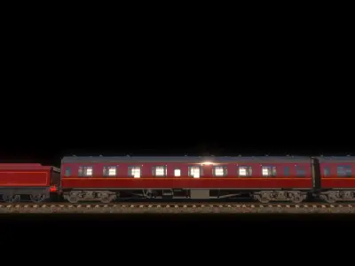 GWR 4900 Hall Class 3D 3D model