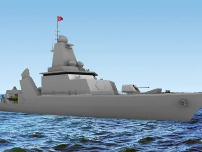 Offshore Patrol Vessel 3D Model 3D model