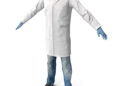 Scientist Clothes 3D model