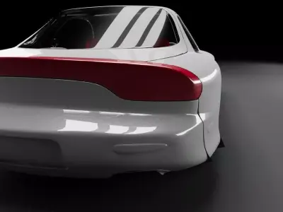 Mazda Rx7 simple model RAR ZIP FBX file avalable 3D model