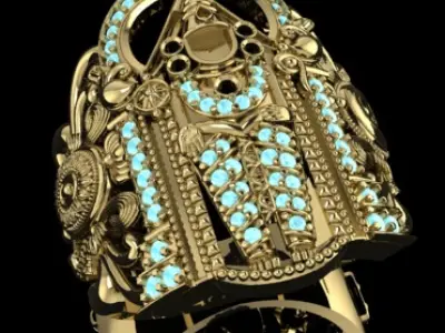 Balaji ring 3D print model
