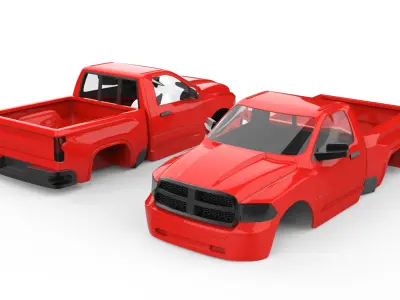 2016 Dodge Ram 1500 Classic Crew Cab 3D print model