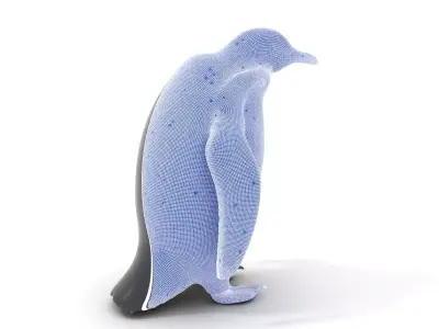 Realistic Emperor Penguin model pack Low-poly 3D model