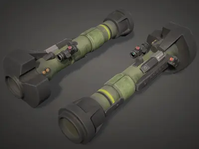 Defense Line Vol1 - Missile Mayhem Low-poly 3D model