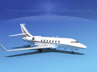Dassault Falcon 2000 V14 3D model
