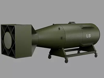 Little Boy Nuclear Bomb  3D model