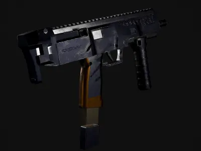 ST Kinetics CPW SMG Free low-poly 3D model