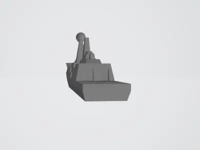 Soldati class guided missile frigate  3D print model