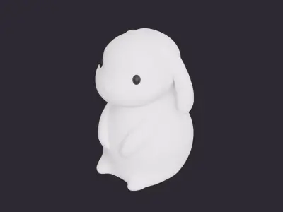 Cute Bunny 3D model