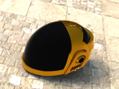 Daft punk helmet Free 3D model purchase