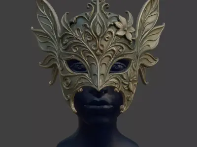 ETHEREAL FAE MASK 3D print model