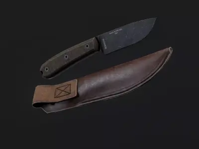 ESEE Model 4 Low-poly 3D model