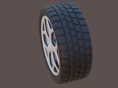 Rims frost floke design 3D model