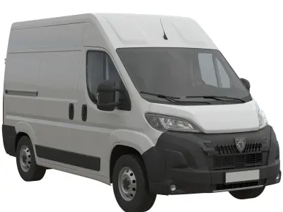 2024 Peugeot BOXER  L1H2 Detailed interior 3D model