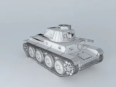 Panzerkampfwagen 38 t 3D model