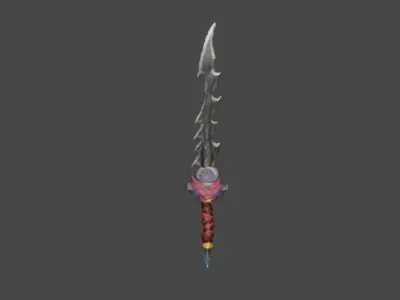 Zeloeman Sword A 68 Low-poly 3D model
