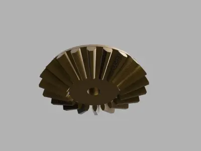 Contra-rotating propellers Free 3D model