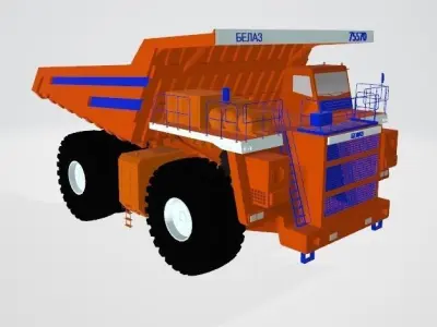Dump Truck 3D model by claysfo