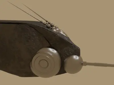 Dune Hunter Seeker Low-poly 3D model