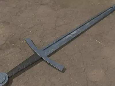Medieval sword 3D model