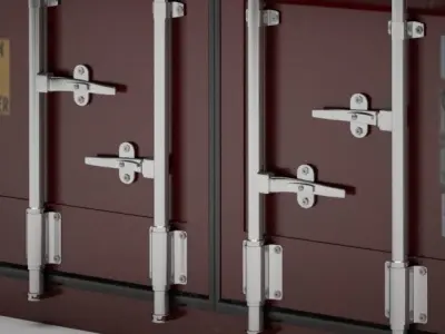 Cargo Container - KLINE - Contenedor de carga 3D model