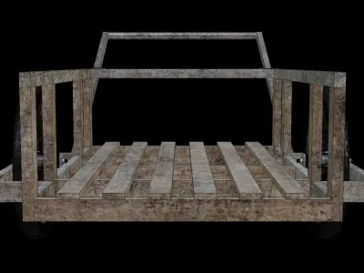 Thai Trolley 3D model