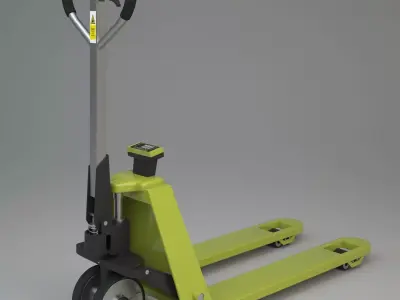Pallet truck manual 3 3D model