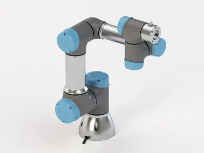 Photorealistic Universal Robots collaborative UR3 3D model