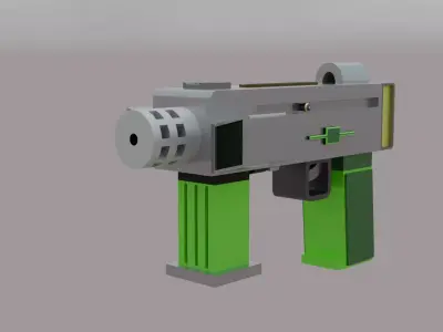 2030s sub machine guns 3D model