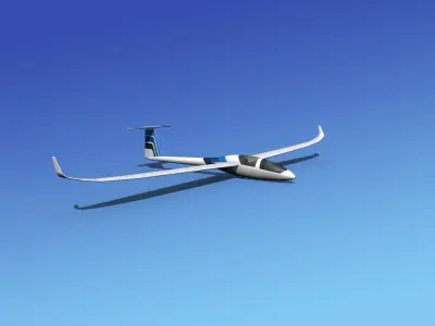 DG-1000 Glider V04 3D model