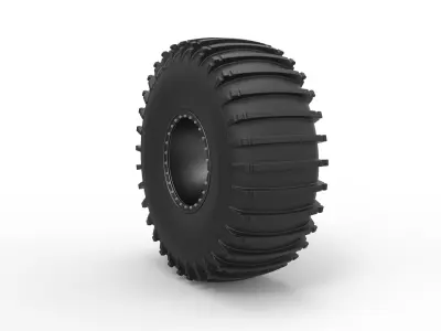 Wheel from Atlas ATV 3D model