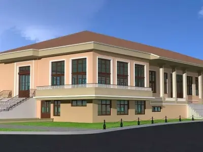 CULTURE HOUSE 3D model