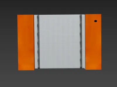 Shuttle equipment Low-poly 3D model