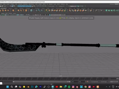 sword model Low-poly 3D model 5