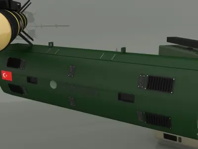 Cirit  and Umtas Missile 3D model