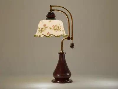Vintage Decorative table Lamp for Interior Design - 3D Model Free 3D model