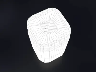 Castle Tower Low-poly 3D model
