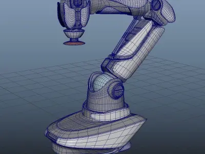 Factory Robot Arm 3D model